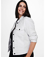 ONLY CARMAKOMA CARWESPA LS JACKET WHITE DNM NOOS