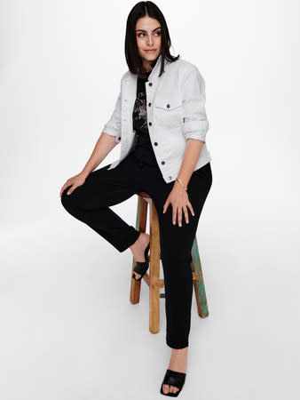 ONLY CARMAKOMA CARWESPA LS JACKET WHITE DNM NOOS