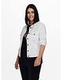 ONLY CARMAKOMA CARWESPA LS JACKET WHITE DNM NOOS