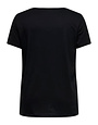 ONLY CARMAKOMA CARLYDIA LIFE SS V-NECK REG TEE JRS