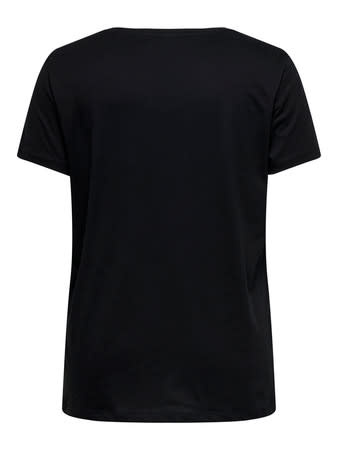 ONLY CARMAKOMA CARLYDIA LIFE SS V-NECK REG TEE JRS