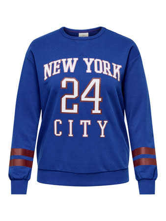 ONLY CARMAKOMA CARBEN L/S O-NECK SWEAT JRS