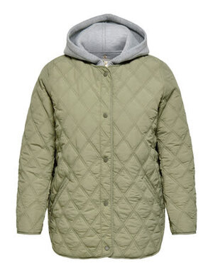 ONLY CARMAKOMA CARRISSO LIFE HOOD QUILT JACKET OTW