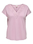 ONLY CARMAKOMA CARNICKY LIFE CAPSLEEVE V-NECK TOP JRS