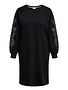 ONLY CARMAKOMA CARELLE L/S O-NECK ABOVE KNEE DRESS JRS