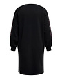 ONLY CARMAKOMA CARELLE L/S O-NECK ABOVE KNEE DRESS JRS