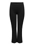 ONLY CARMAKOMA CARMARCELLA HW SLIT FLARE LEGGING  PNT
