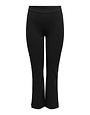 ONLY CARMAKOMA CARMARCELLA HW SLIT FLARE LEGGING  PNT