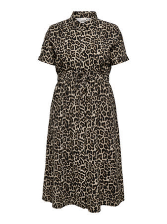 ONLY CARMAKOMA CARARIS LIFE 2/4 LONG SHIRT DRESS PNT