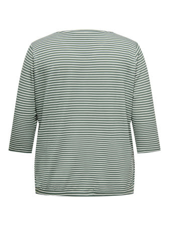 ONLY CARMAKOMA CARLINA 3/4 SLEEVE V-NECK BLOUSE JRS (2 kleuren)