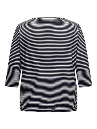 ONLY CARMAKOMA CARLINA 3/4 SLEEVE V-NECK BLOUSE JRS (2 kleuren)