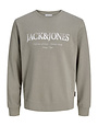 JACK&JONES PLUS JJDEVIN DAYTONA PRINT SWEAT CREW N PLS (3 kleuren)