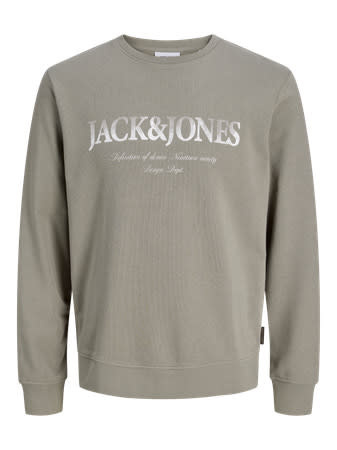 JACK&JONES PLUS JJDEVIN DAYTONA PRINT SWEAT CREW N PLS (3 kleuren)