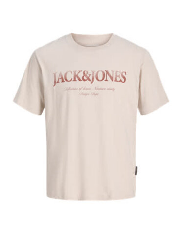 JACK&JONES PLUS JJDEVIN DAYTONA PRINT TEE SS CREW PLS