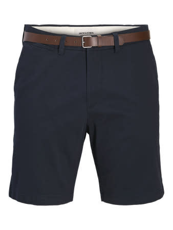 JACK&JONES PLUS JPSTADAM BELTED CHINO SHORTS PLS (3 kleuren)