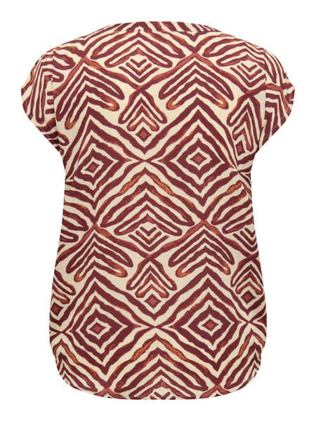 ONLY CARMAKOMA CARSHILLA SL SHIRT AOP VIS BS