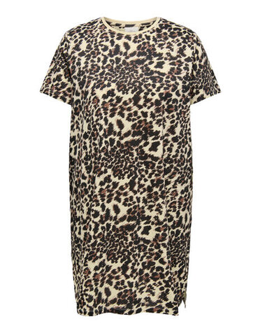 ONLY CARMAKOMA CARLULU LIFE SS O-NECK ABK DRESS JRS