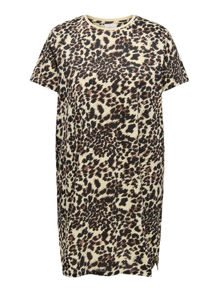 ONLY CARMAKOMA CARLULU LIFE SS O-NECK ABK DRESS JRS