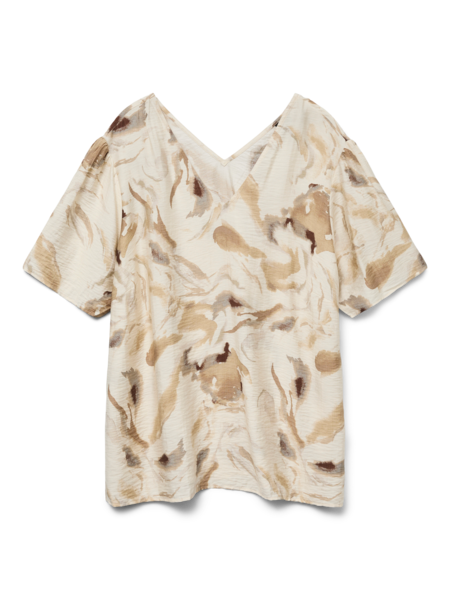 Vero Moda Curve VMCCILLE CHRISTA 2/4 TOP WVN GA CUR