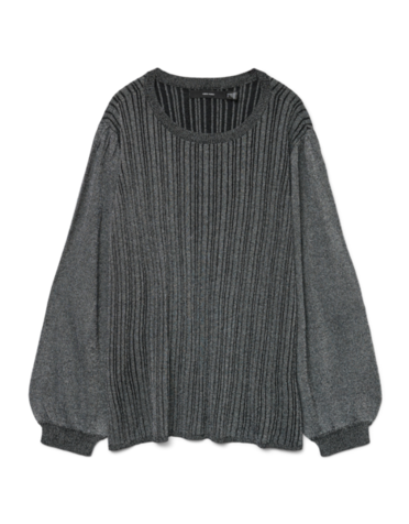 Vero Moda Curve VMCTALIA LS O-NECK PULLOVER BOO CUR