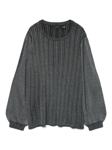Vero Moda Curve VMCTALIA LS O-NECK PULLOVER BOO CUR