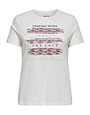 ONLY CARMAKOMA CARCRUZ LIFE SS O-NECK REG TEE JRS (meerdere varianten)