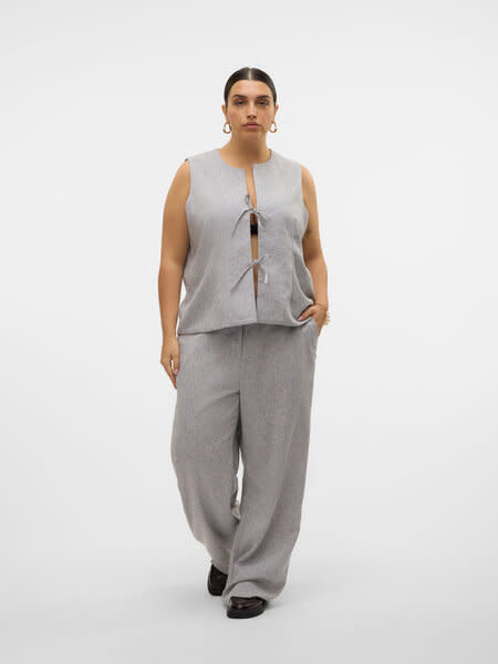 Vero Moda Curve VMCTAMMI MW WIDE TWEED PANT CUR