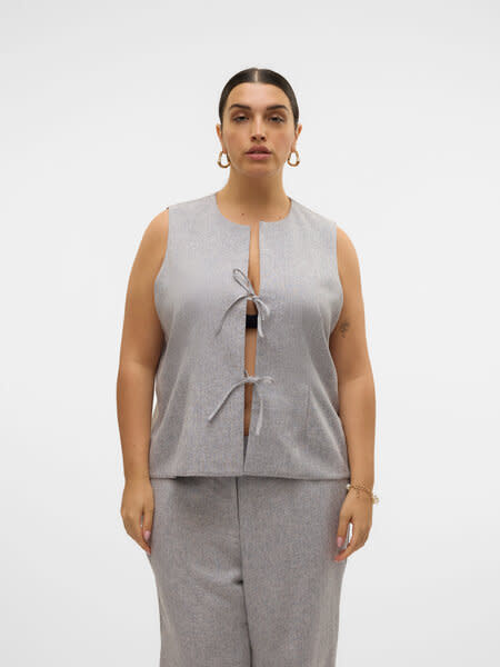 Vero Moda Curve VMCTAMMI MW WIDE TWEED PANT CUR