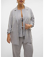 Vero Moda Curve VMCTAMMI 3/4 SL TWEED BLAZER CUR