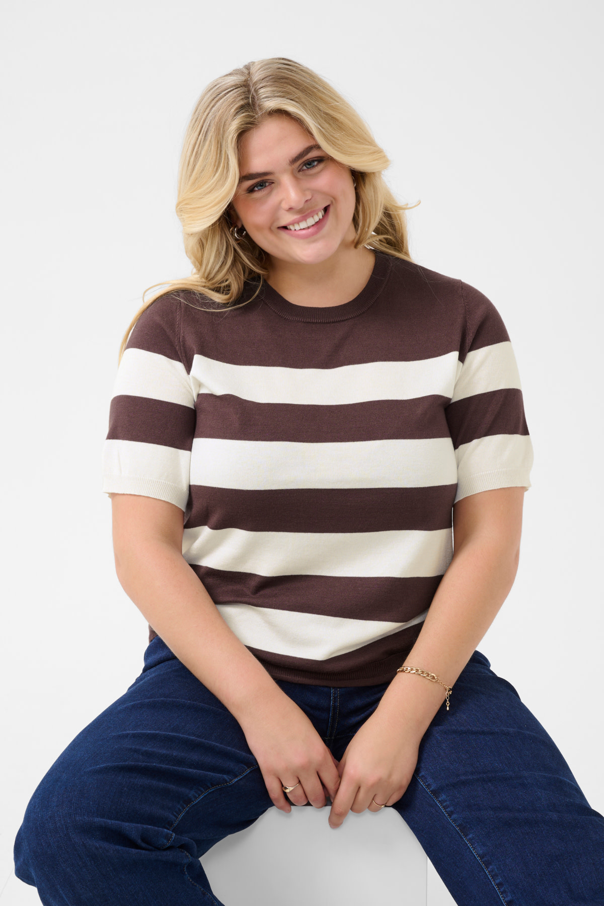 Kaffe Curve KClizzy Striped Pullover (meerdere kleuren)