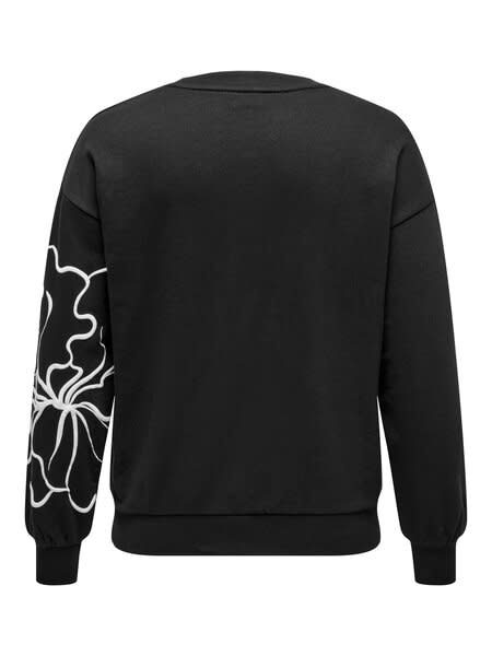 ONLY CARMAKOMA CARODESSA L/S O-NECK SWT JRS