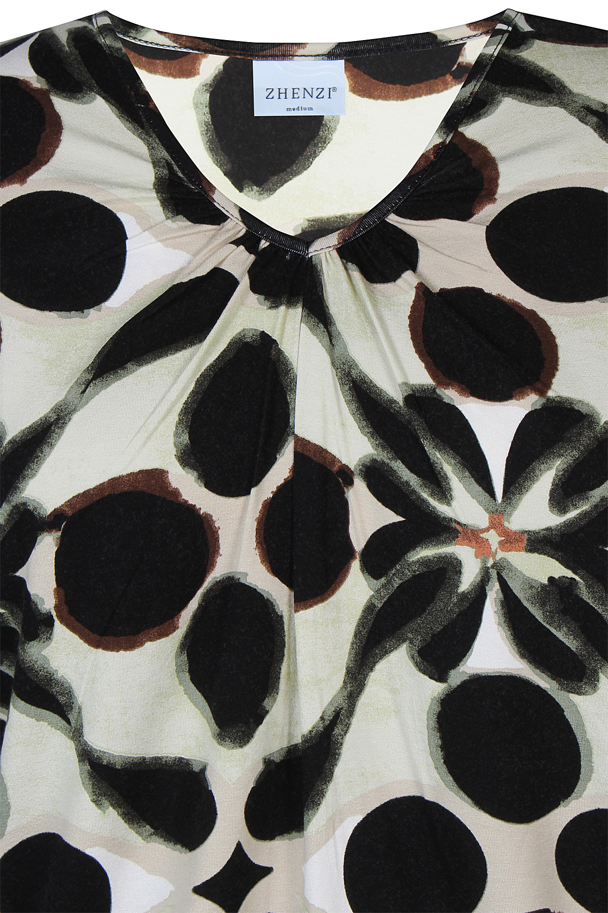 Zhenzi Zh-Octa 905-Blouse 3/4  (2 kleuren)