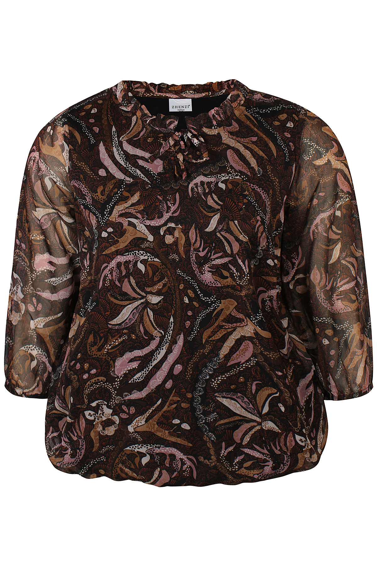 Zhenzi Zh-Olar 920-Blouse 3/4 (2 kleuren)