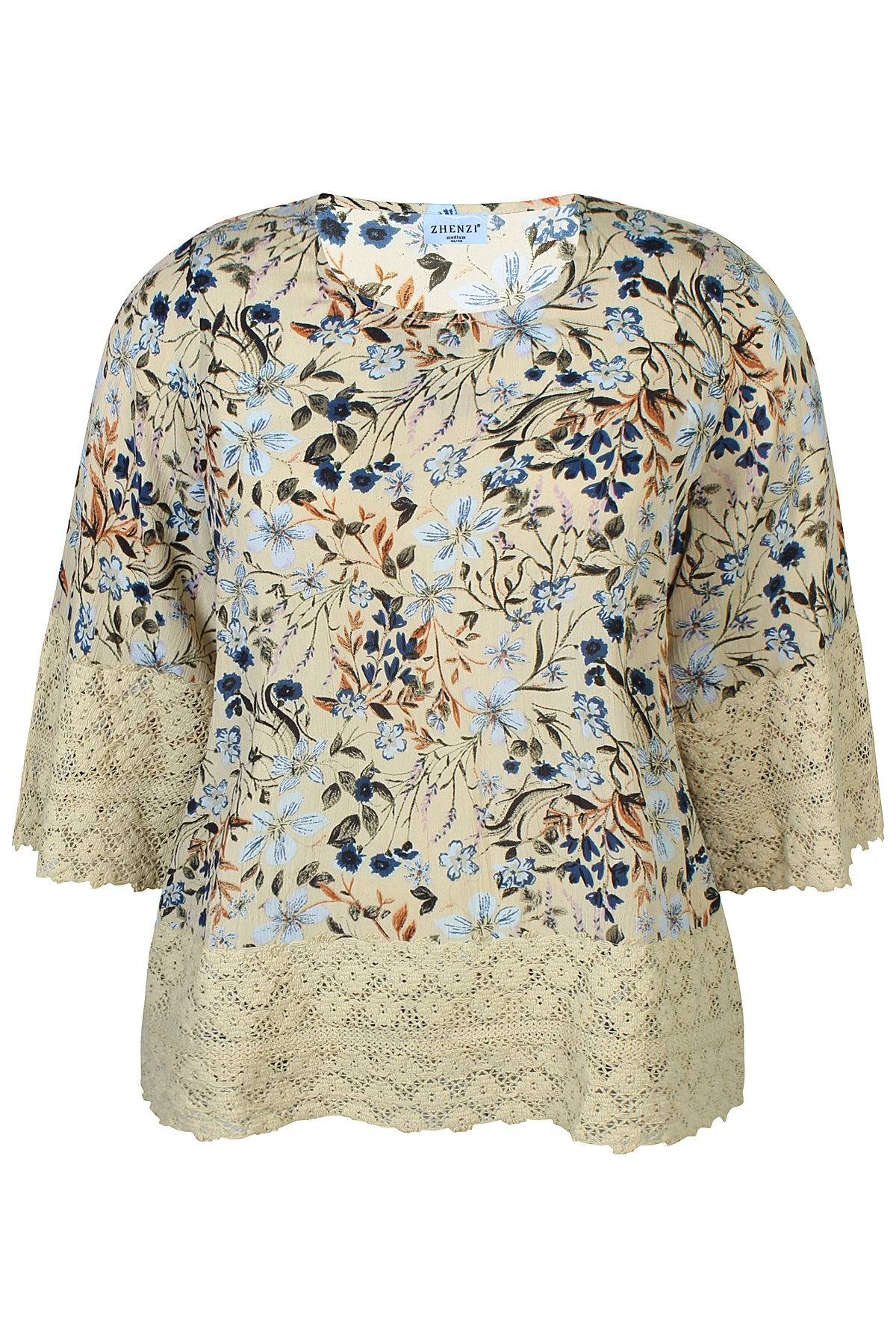 Zhenzi Zh-Opha 929-Blouse 3/4