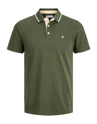 JACK&JONES PLUS JJEPAULOS POLO SS NOOS PLS (meerdere kleuren)