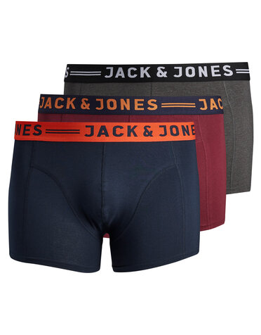 JACK&JONES PLUS JACLICHFIELD TRUNKS NOOS 3 PACK PLS