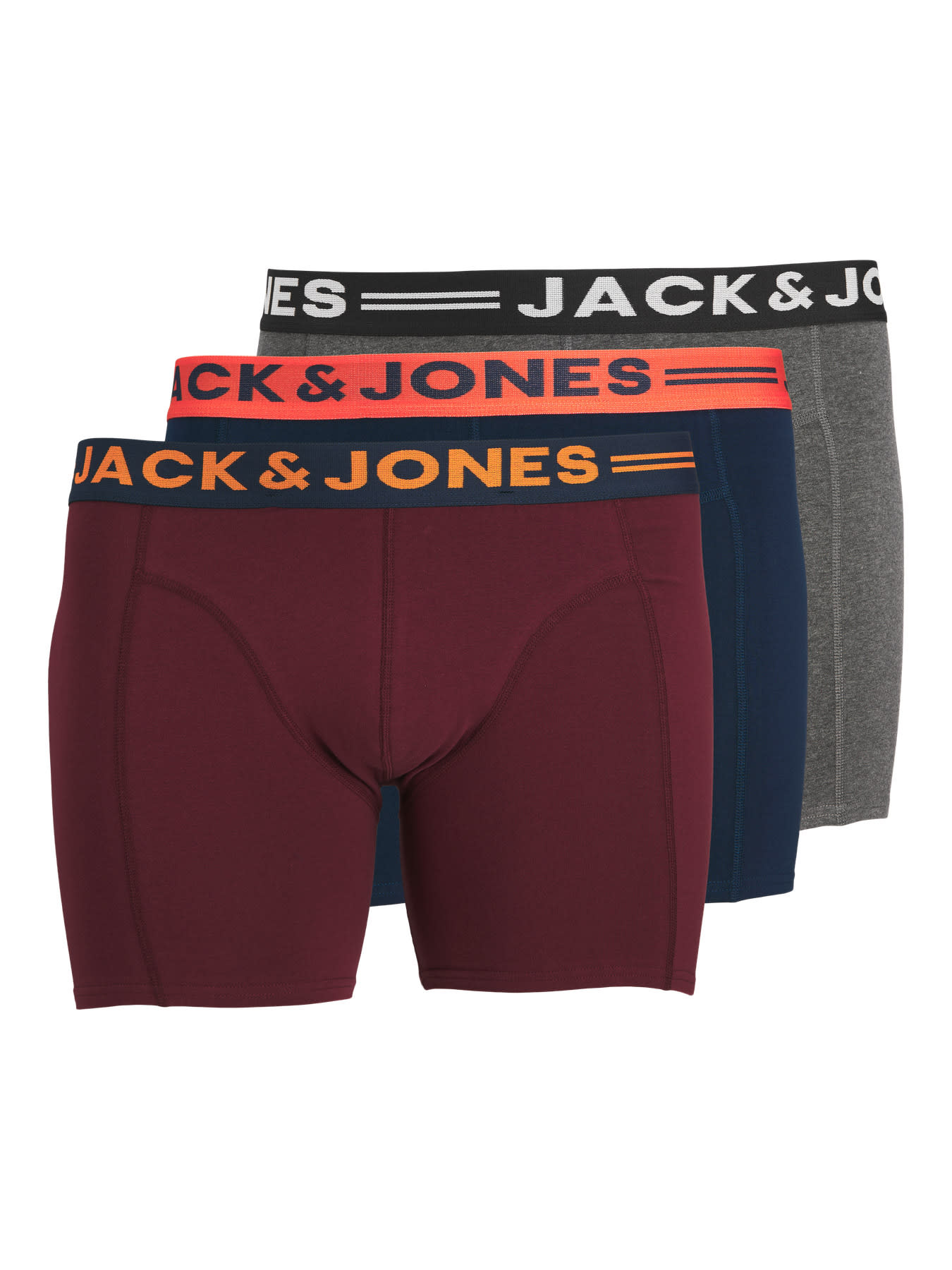 JACK&JONES PLUS JACLICHFIELD TRUNKS NOOS 3 PACK PLS