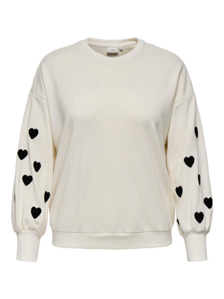 ONLY CARMAKOMA CARMACY L/S O-NECK CC SWT JRS