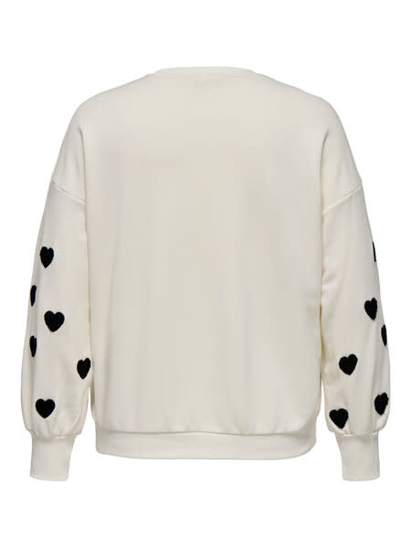 ONLY CARMAKOMA CARMACY L/S O-NECK CC SWT JRS