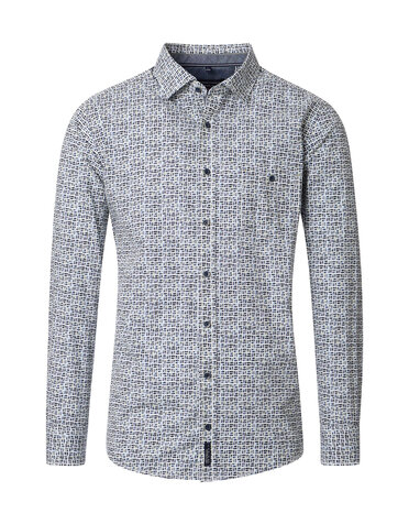CASAMODA Leisure shirt 1/1 sleeve kent print (2 kleuren/prints)