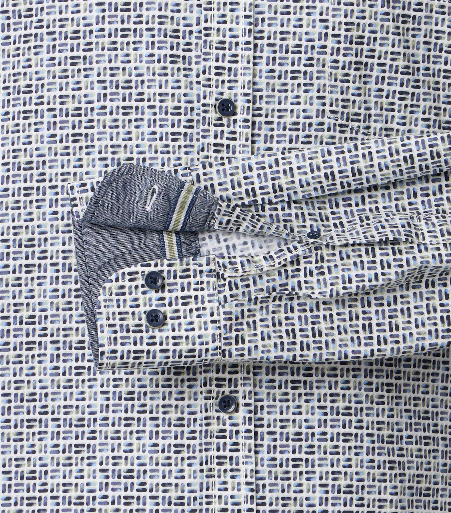 CASAMODA Leisure shirt 1/1 sleeve kent print (2 kleuren/prints)