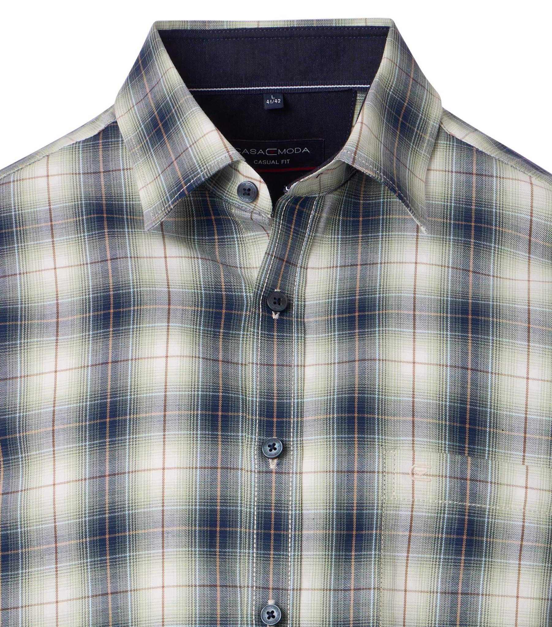 CASAMODA Leisure shirt 1/1 sleeve kent check