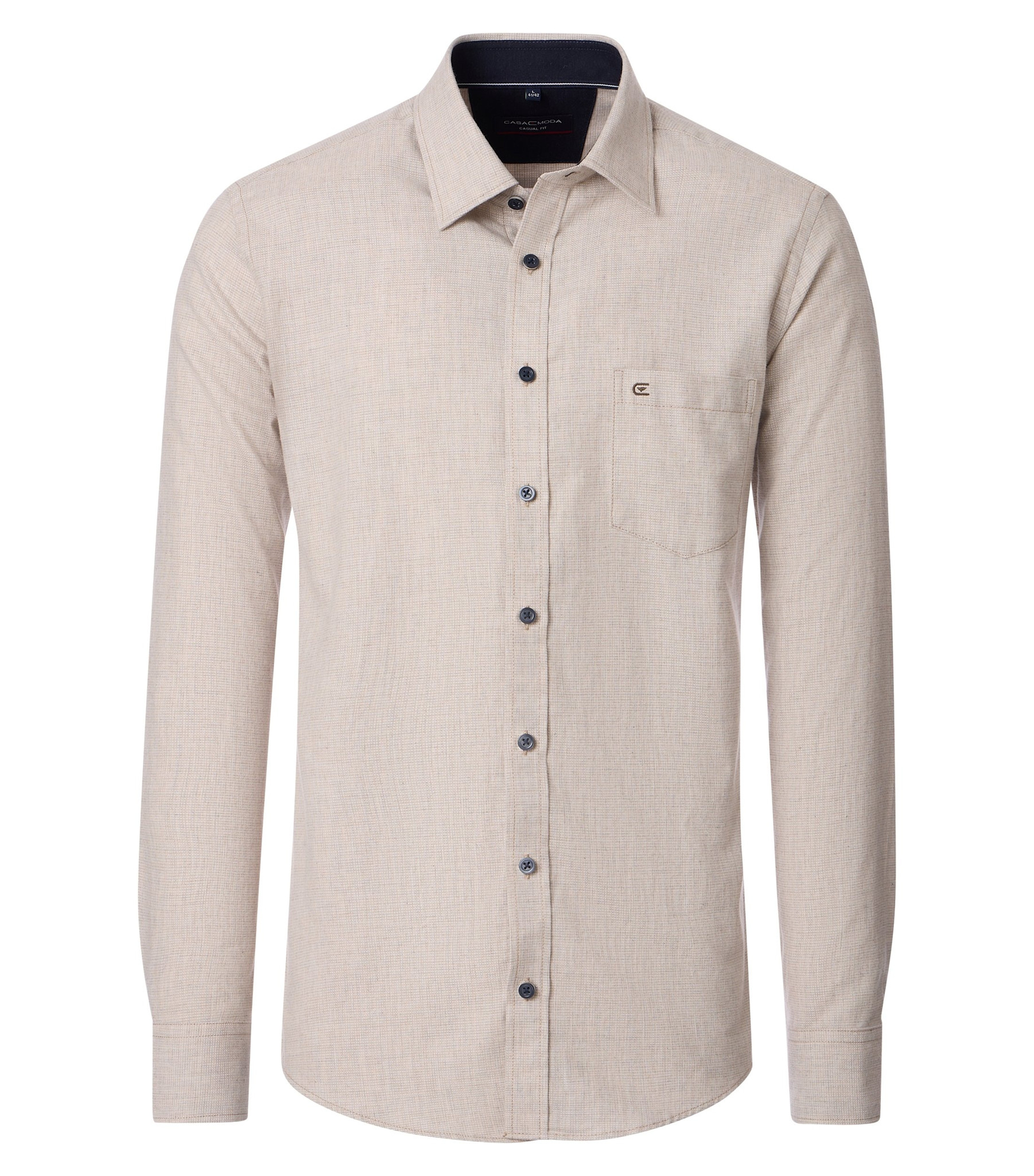 CASAMODA Leisure shirt 1/1 sleeve kent plain (2 kleuren)