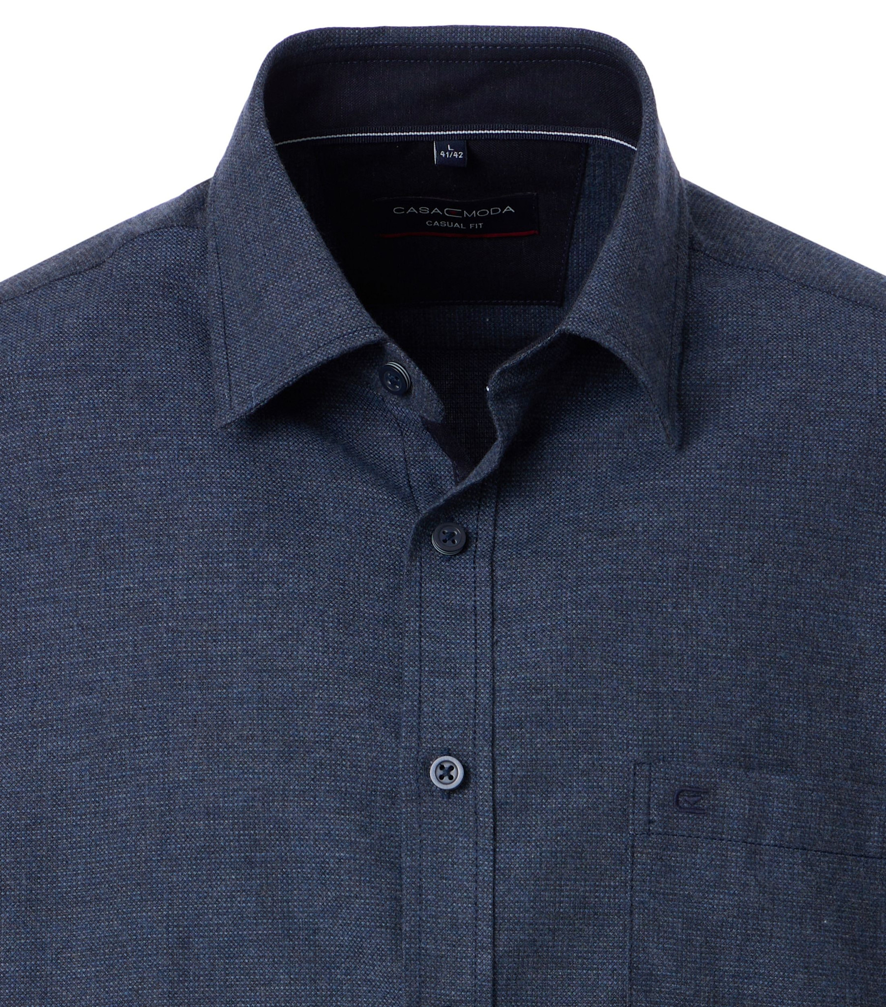 CASAMODA Leisure shirt 1/1 sleeve kent plain (2 kleuren)