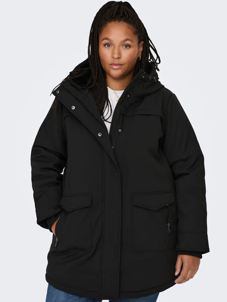 ONLY CARMAKOMA CARMAASTRICHT SOFTSHELL PARKA OTW NOOS