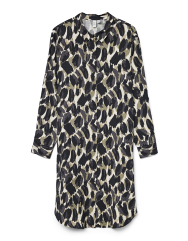 Vero Moda Curve VMCFANINI BLK SHIRT DRESS WVN BTQ GA CUR