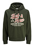 JACK&JONES PLUS JJELOGO SWEAT HOOD 2 COL 25/26 NOOS PLS (meerdere kleuren)