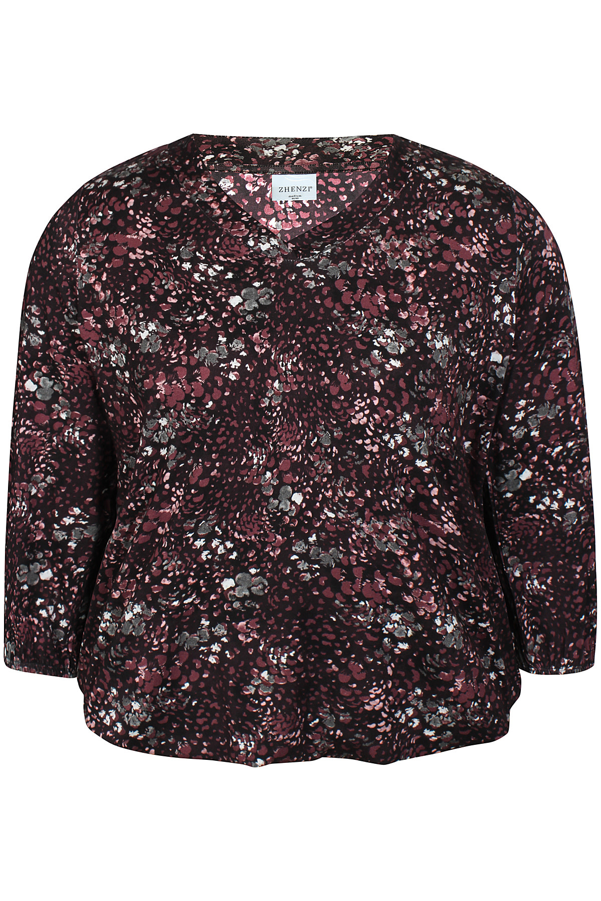 Zhenzi Zh-Sylva 1017-Blouse 3/4