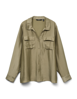Vero Moda Curve VMCTOMA LS SHIRT WVN CUR
