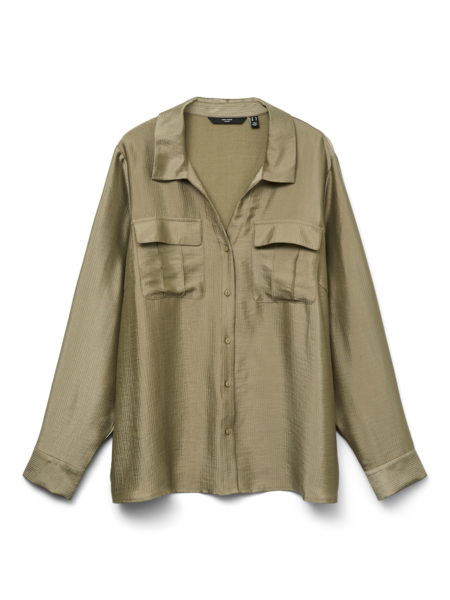 Vero Moda Curve VMCTOMA LS SHIRT WVN CUR